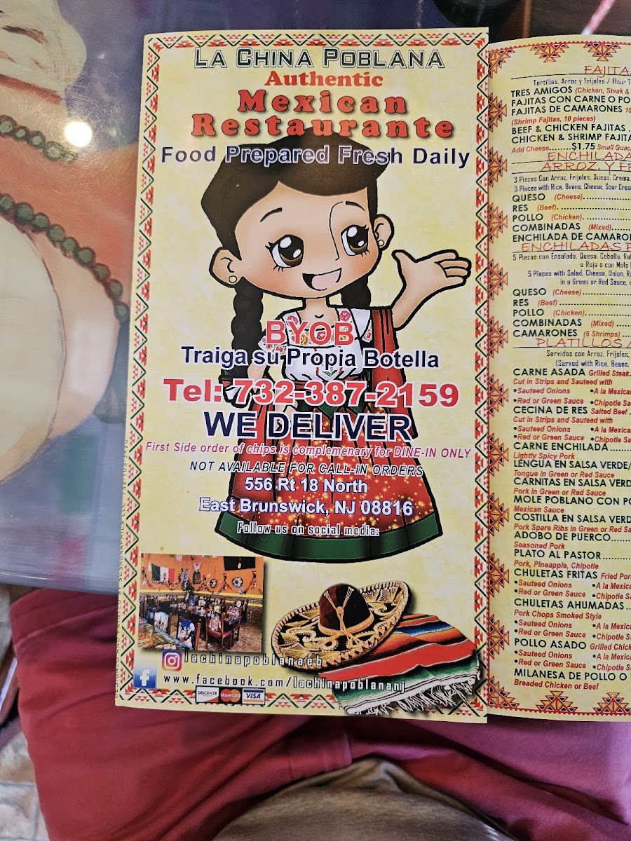 La China Poblana Menu - Image 3