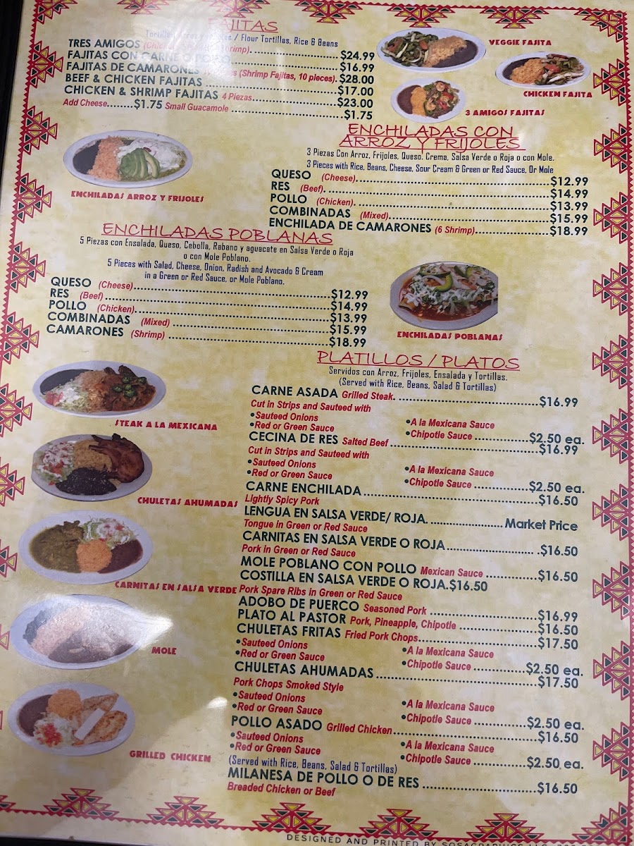 La China Poblana Menu - Image 5